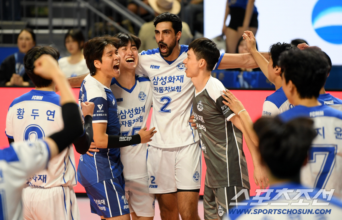 [포토] 삼성화재 '연패 탈출'