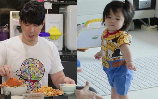 '심형탁 子' 하루, 생후 264일에 벌떡 일어섰다..'폭풍성장' 감격