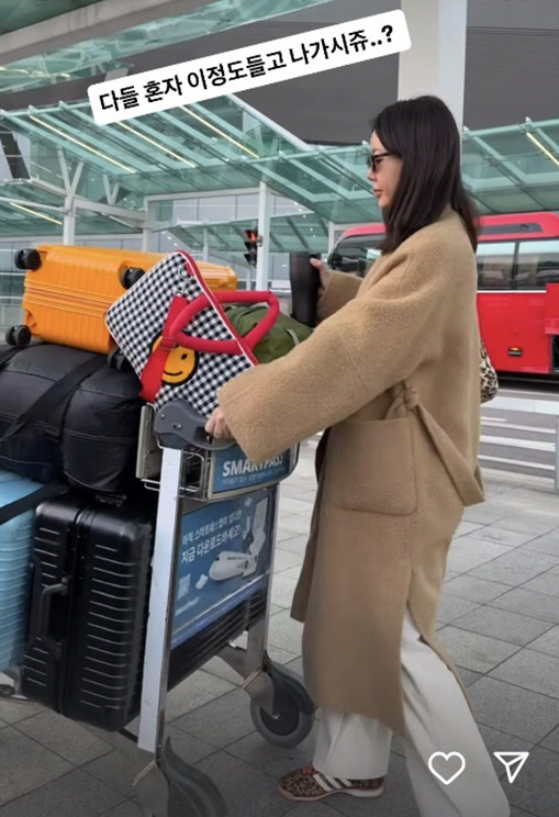 '캐나다 이주' 안선영, 국내 항공사 저격 "비지니스석인데 좁고 칸막이 …