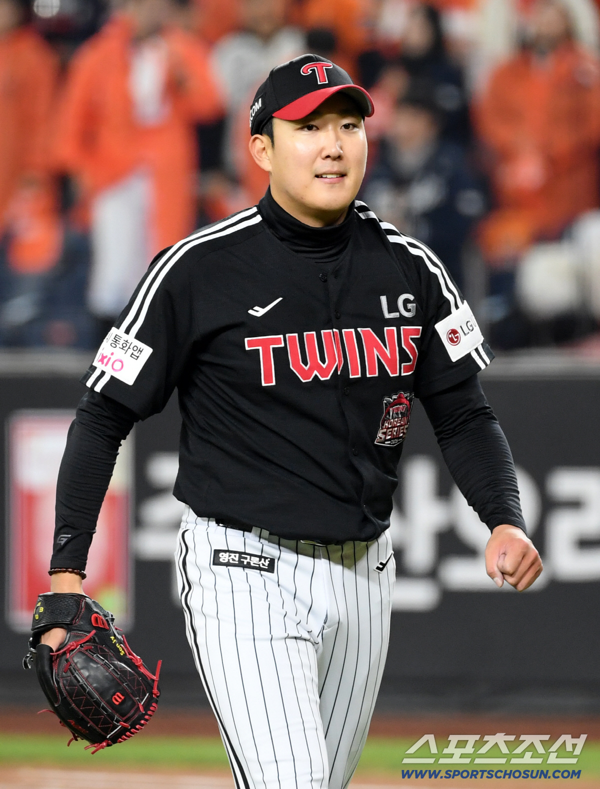 [포토] 손주영 '손아섭 삼진 처리 후 포효'