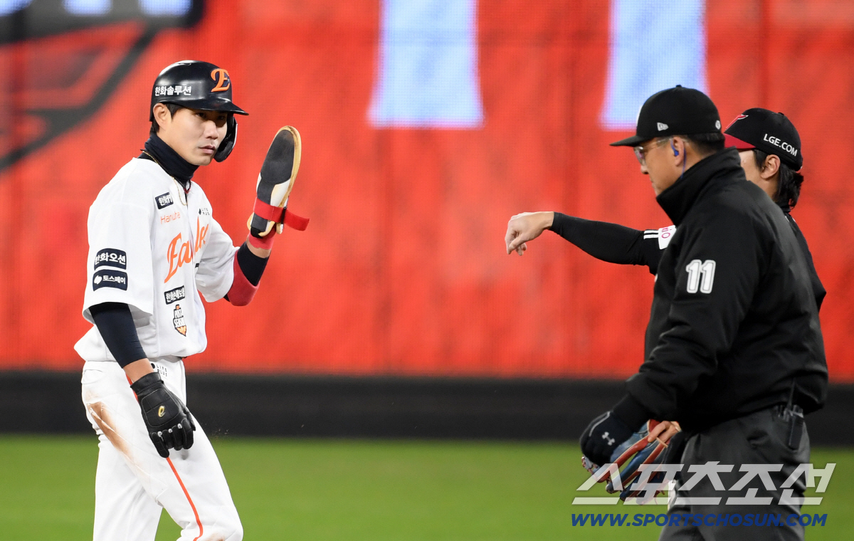 [포토] 심우준 '도루 실패'