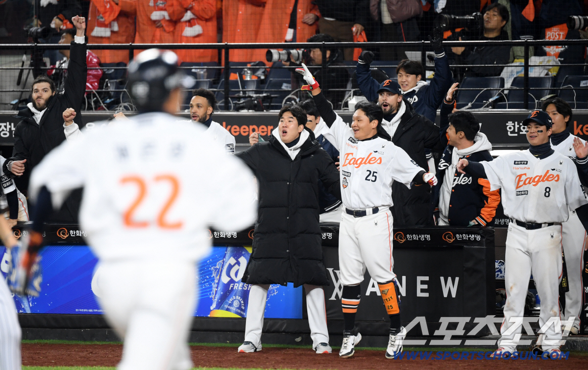 [포토] 한화 이글스 '극적인 장면'