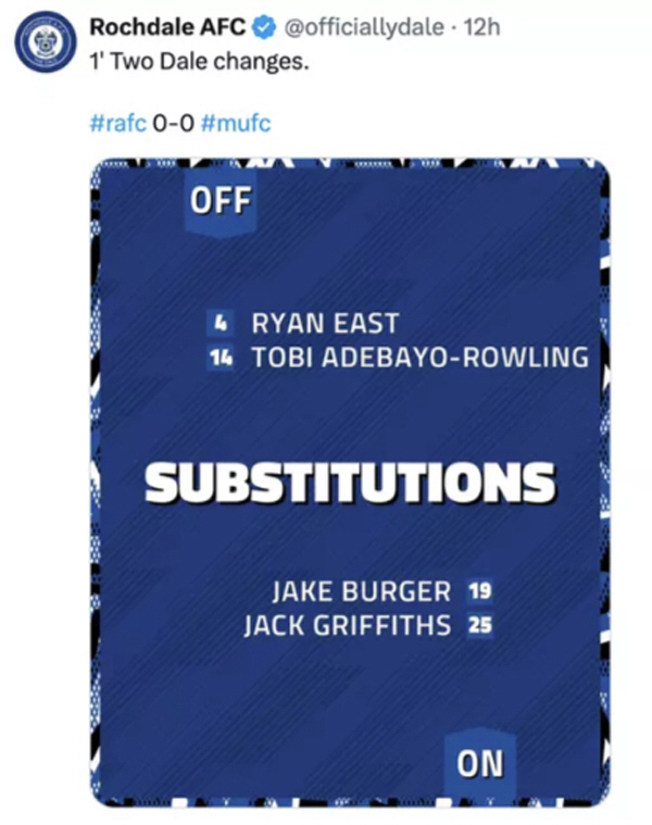 "킥오프 30초만에 2명 교체, 실화냐" 선진축구 英서 벌어진 실제상황……