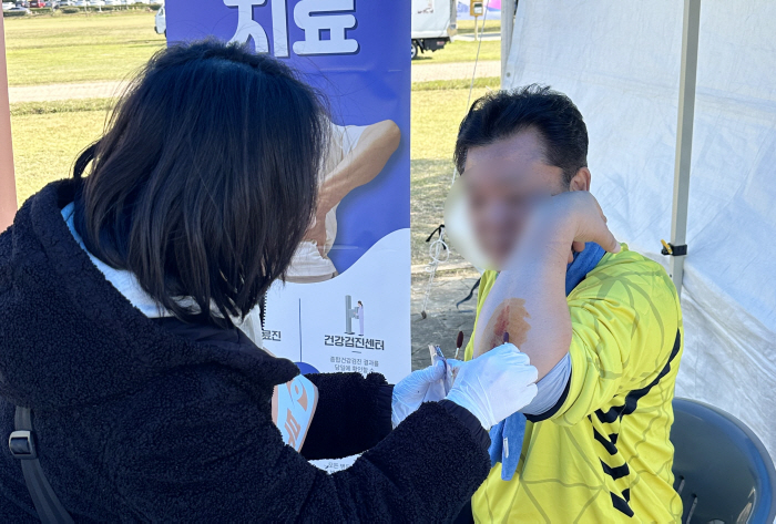 부산힘찬병원, 개인택시업계 최대 체육 축제 의료 지원…"지역사회와 호흡"