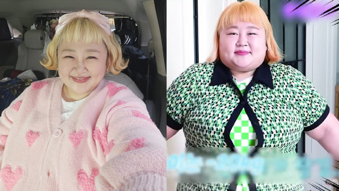 '김민기♥' 홍윤화, 27kg 빼고 얼굴 확 달라졌다...살아난 턱선 자…