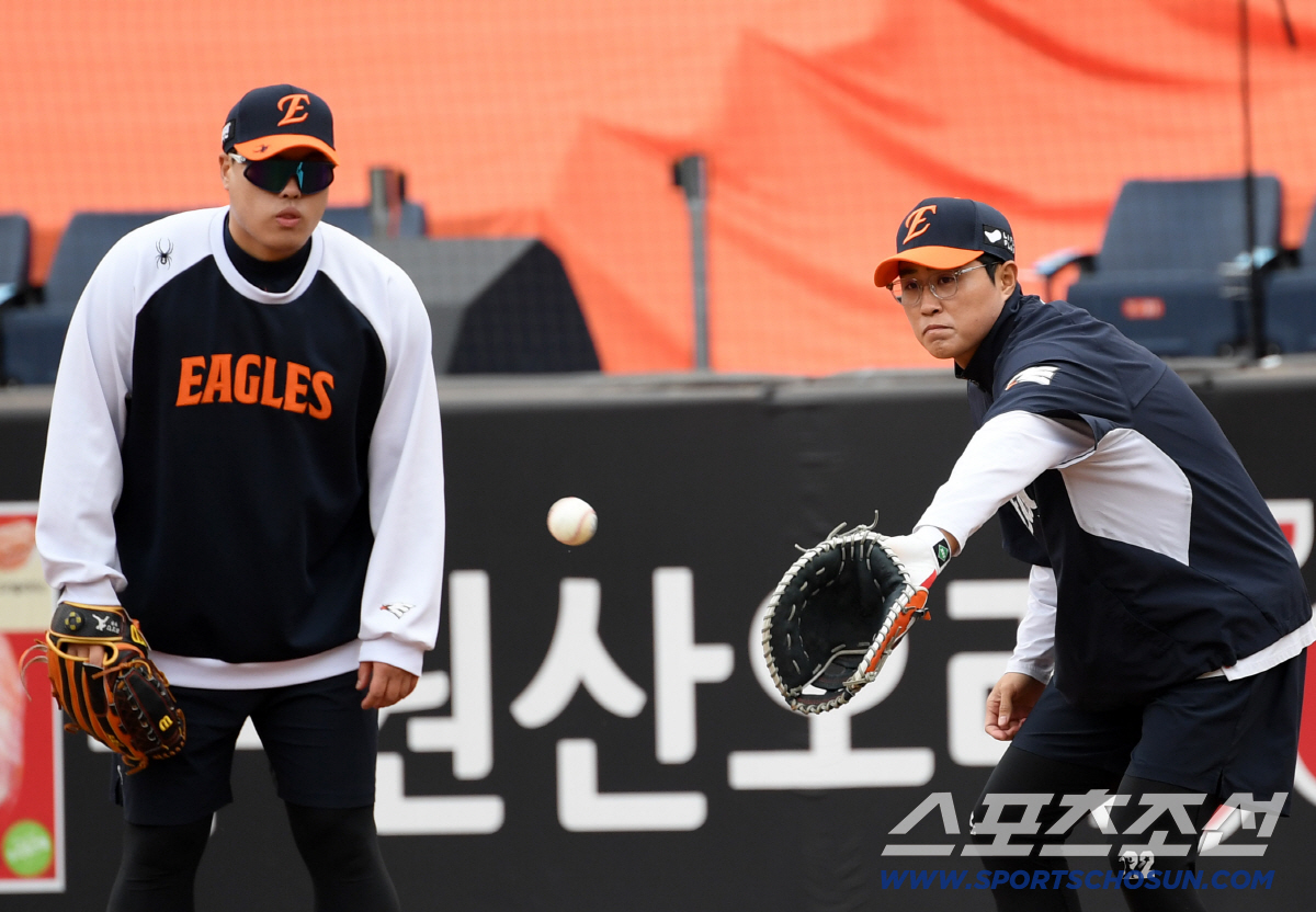 "같은 안타가 아니다. 어제 기운이 오늘까지." 심우준 전격 9번 출격.…