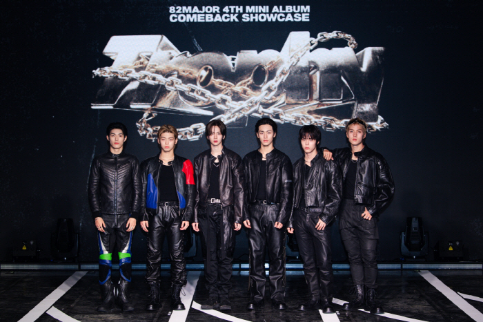 [SC현장]"언젠가 그래미 트로피도"…82메이저, 트로피 들어 올릴 '트로피'(종합)