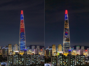 서울 대표 야경 롯데월드타워 미디어파사드, 좋은빛상 수상