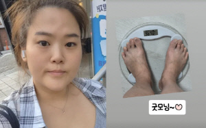 '150kg' 미나 시누이, 요요 왔다더니 또 다이어트 도전...'당당한 96kg' 인증
