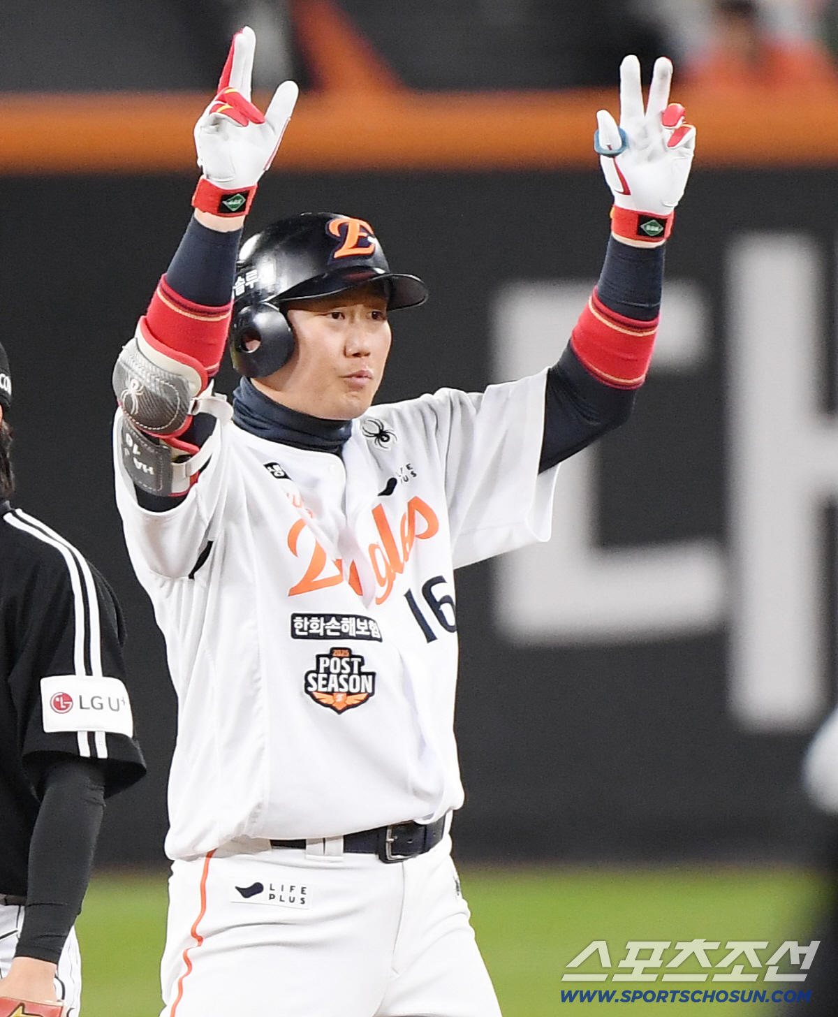 [포토] 2루타 친 하주석