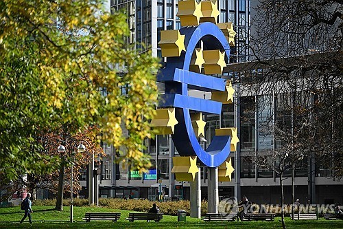 유로존 10월 물가상승률 2.1%…에너지 부문 하락 폭 확대