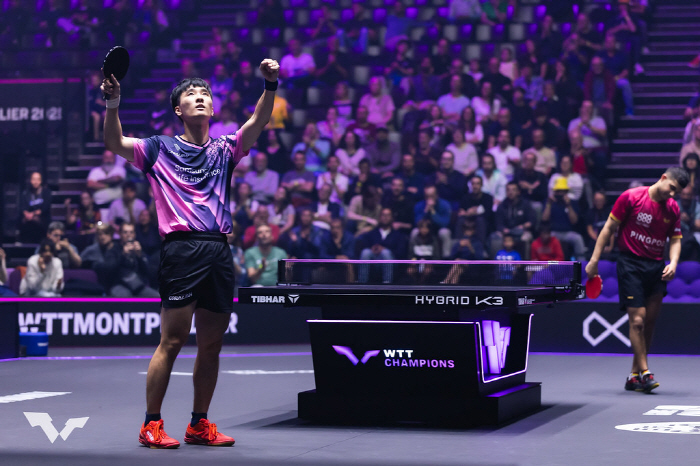 "35세 이상수,'닥공'은 녹슬지 않는다" WTT챔피언스 8강행! "한솥…