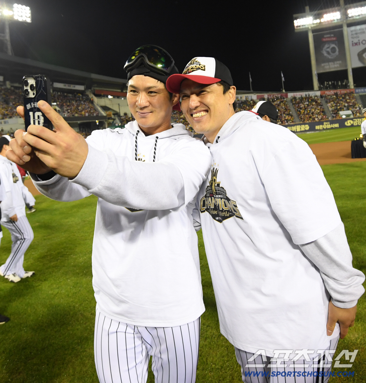 [포토] 오지환-박동원 '셀카'