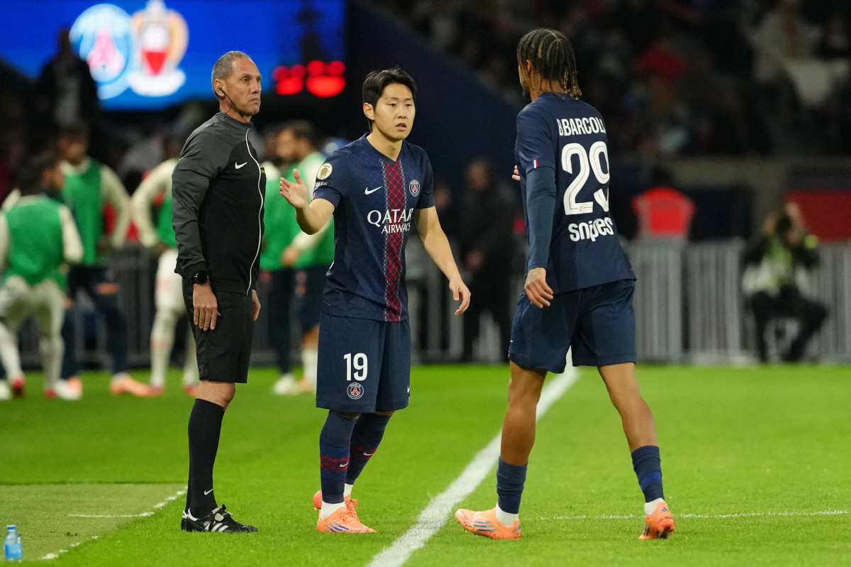 "결승골도 기여했는데" 충격 최악의 평점 6.3점. PSG 이강인, 후반…