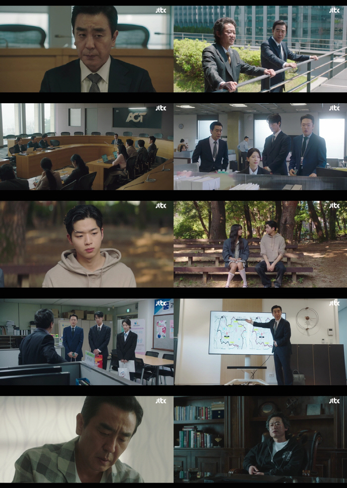 류승룡 악재가 끝이 없네..유승목에 가스라이팅 당하고 위기 지속('김부장 이야기')[SC리뷰]