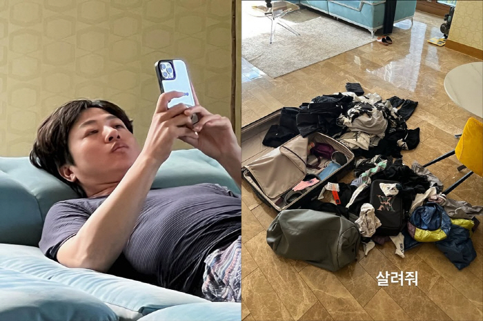 김연지, ♥유상무 대신 캐리어 빨래 정리.."가사도우미냐" 팬들 일침