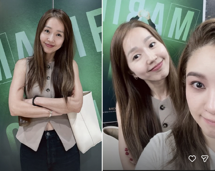 '금융맨♥' 이진, 1년만에 서울行..옥주현도 놀란 뉴욕댁 미모