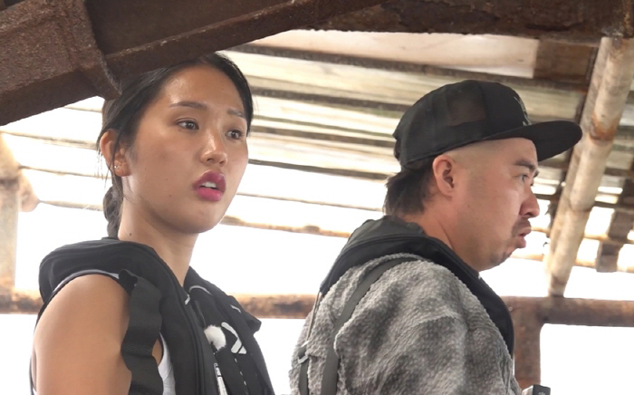 미미, 상어 보고 비명! ‘푹 다행’ 최초 상어 출현에 현장 초토화