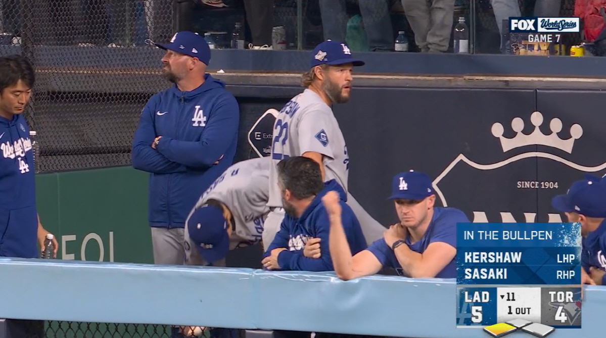 "우리가 정말 우승했어?" 정년 퇴직 직전까지 일한 커쇼, LAD 프런트…