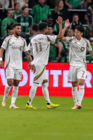 전반에만 1골-1도움, 손흥민 미쳤다! 부앙가 2골 요리스 PK 선방...LA FC, 오스틴에 3-1 리드 '8강 눈앞'[전반 리뷰]