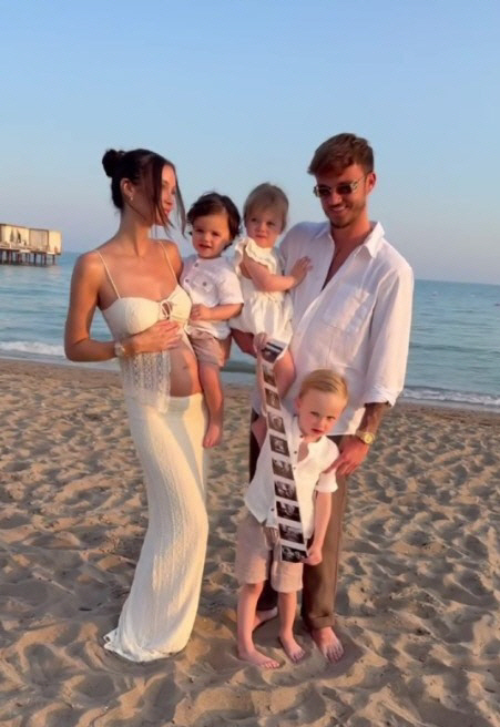 '5만분의 1' 뚫은 'SON 절친' 매디슨! 모델 아내, 두 번째 쌍둥…