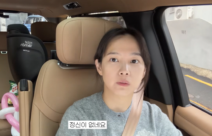 '김무열♥' 윤승아, 독박육아 현실에 탈진..."입 전부 헐어 발음도 안…