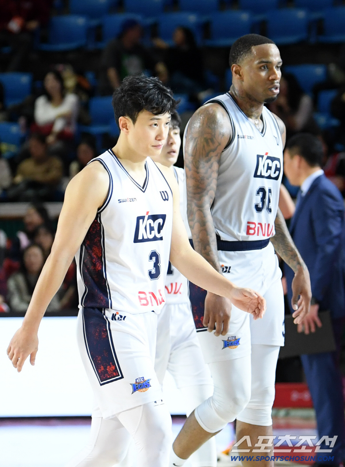 [포토] KCC 허웅-숀롱 '아쉬운 패배'