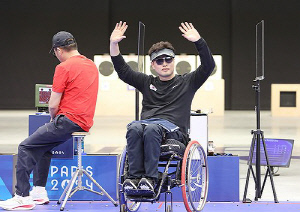 '6관왕 명중' 사격 김정남, 제45회 전국장애인체육대회 MVP