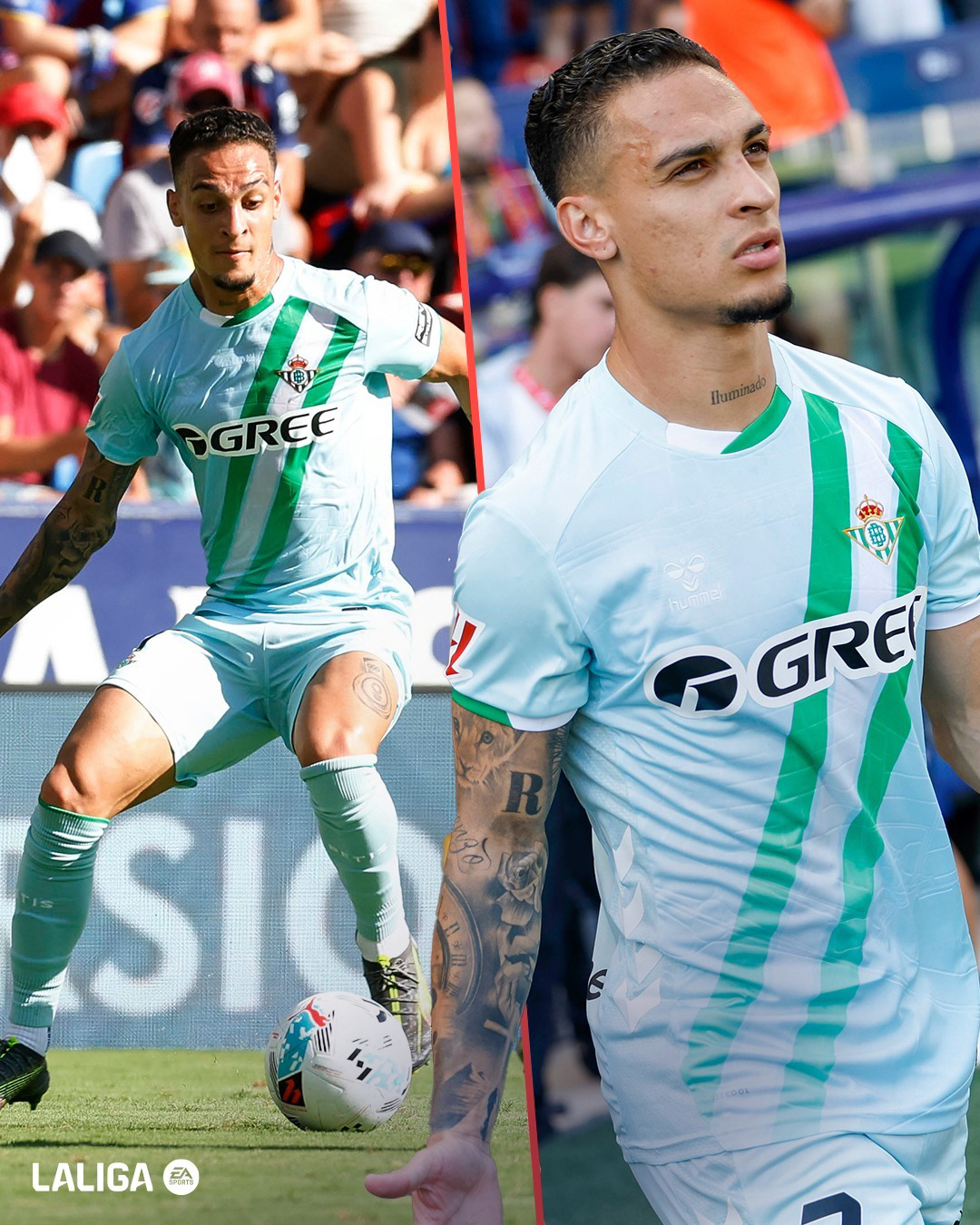 "넌 안토니 같은 선수야!" 이제 칭찬이다...'탈맨유 효과' 산증인, …