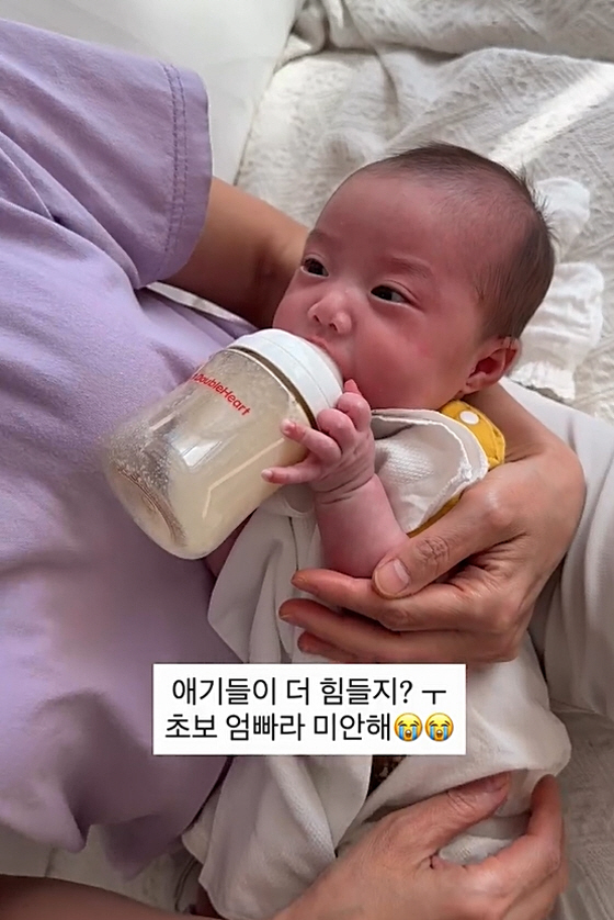 김지혜, 쌍둥이 응급 출산 50일만 긴급 'S.O.S'..."초보 엄마,…