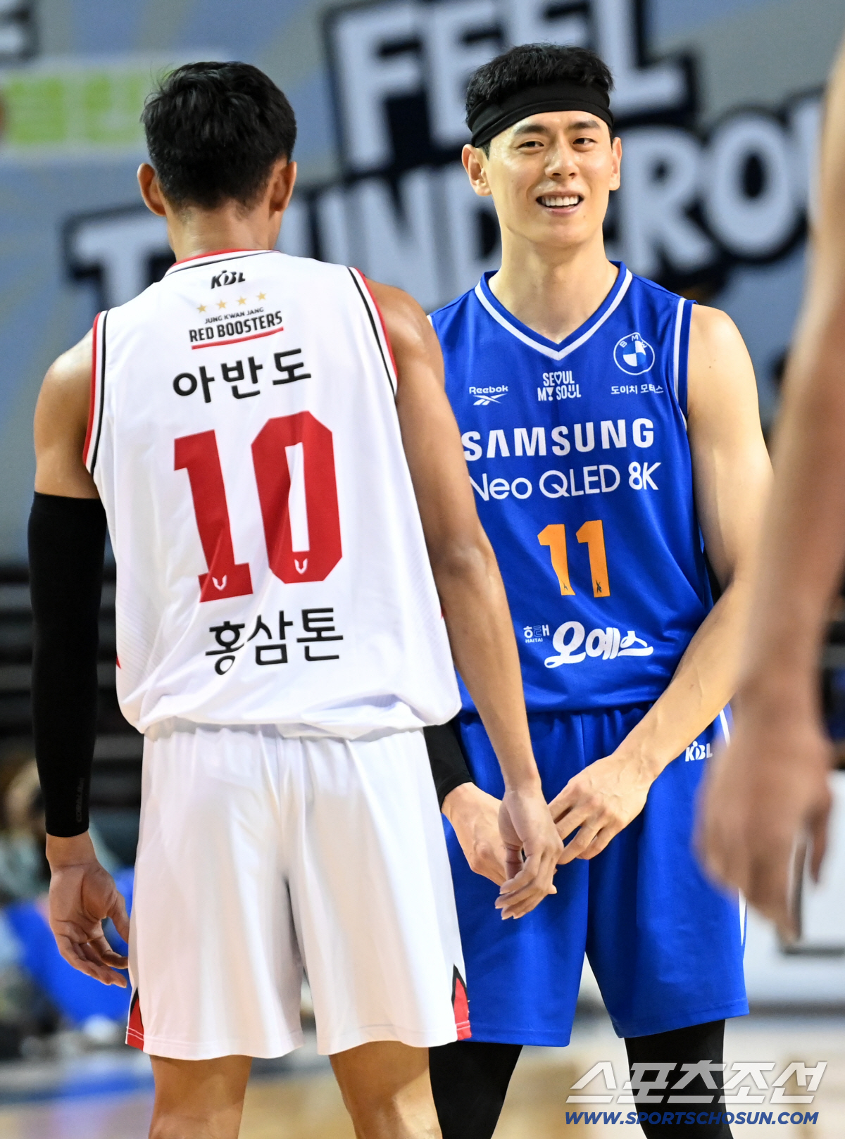 [포토] 아반도와 이야기 하는 이관희