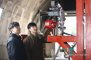 함정 유류화재 AI로 잡는다…기계연, 초동진압 시험 성료