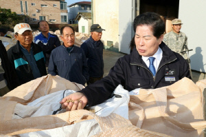 공영민 고흥군수, 공공비축미 수매 현장 격려