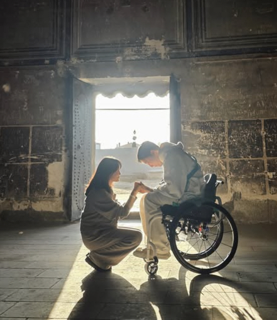'하반신 마비' 박위, ♥송지은 손 잡고 터키로 떠났다..."특별한 여정…