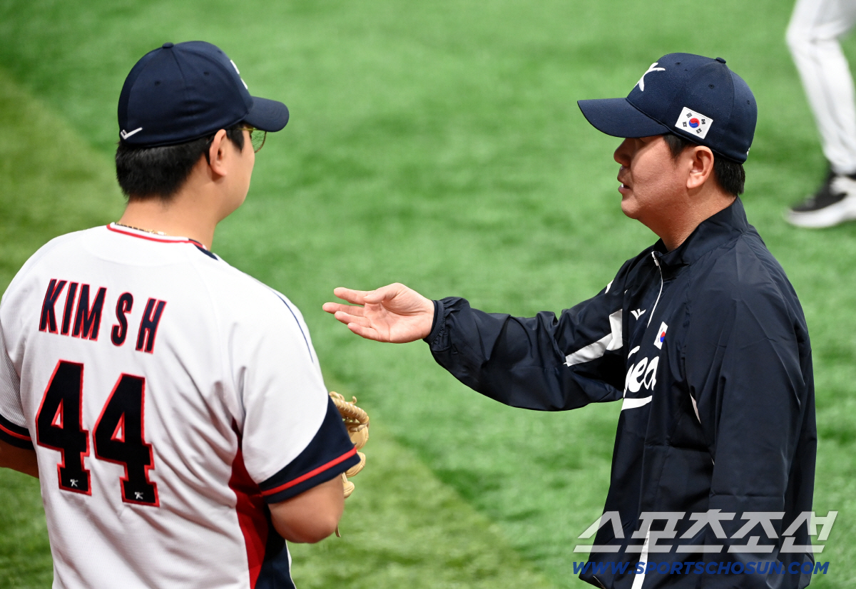 "테일링 없는 150km은 홈런 치라는 공" 대표팀에서도 이어지는 '김서…