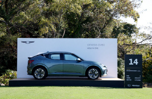 KPGA 투어챔피언십 in JEJU 14번홀, 홀인원 하면 제네시스 GV60이 내품에! [제주 현장]