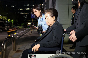 '일시 석방' 통일교 한학자 총재, 법원에 구속집행정지 연장신청