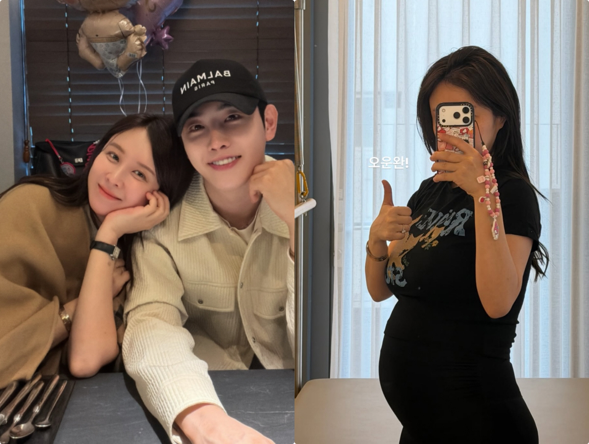 '박현호♥' 은가은, 23주에 만삭같은 D라인..팔다리는 여전히 날씬