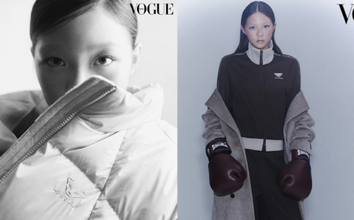 안경 벗은 추사랑, 14세에 해냈다...'모델 포스' 뽐내며 화보 장식