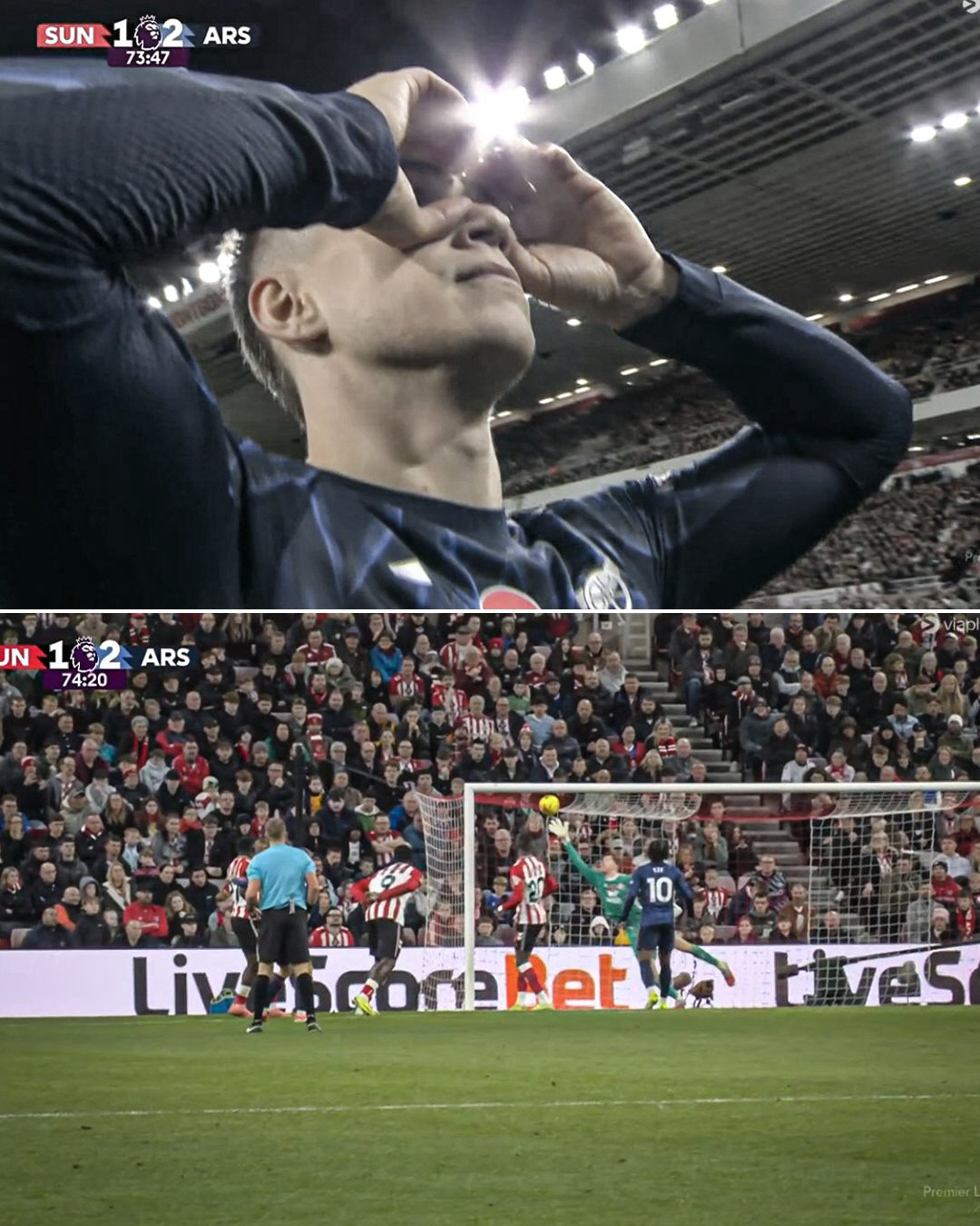 "죽어도 선덜랜드" 또또또또또 극장골! 선두 아스널전 94분 동점골로 2…