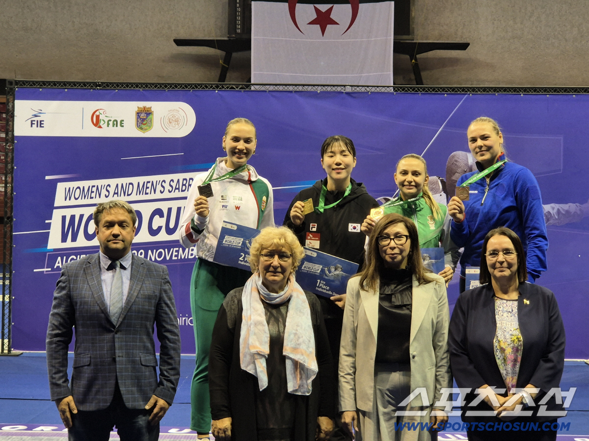 "사브르 新여제=전하영!" 시즌 첫 알제리 女사브르 월드컵 우승