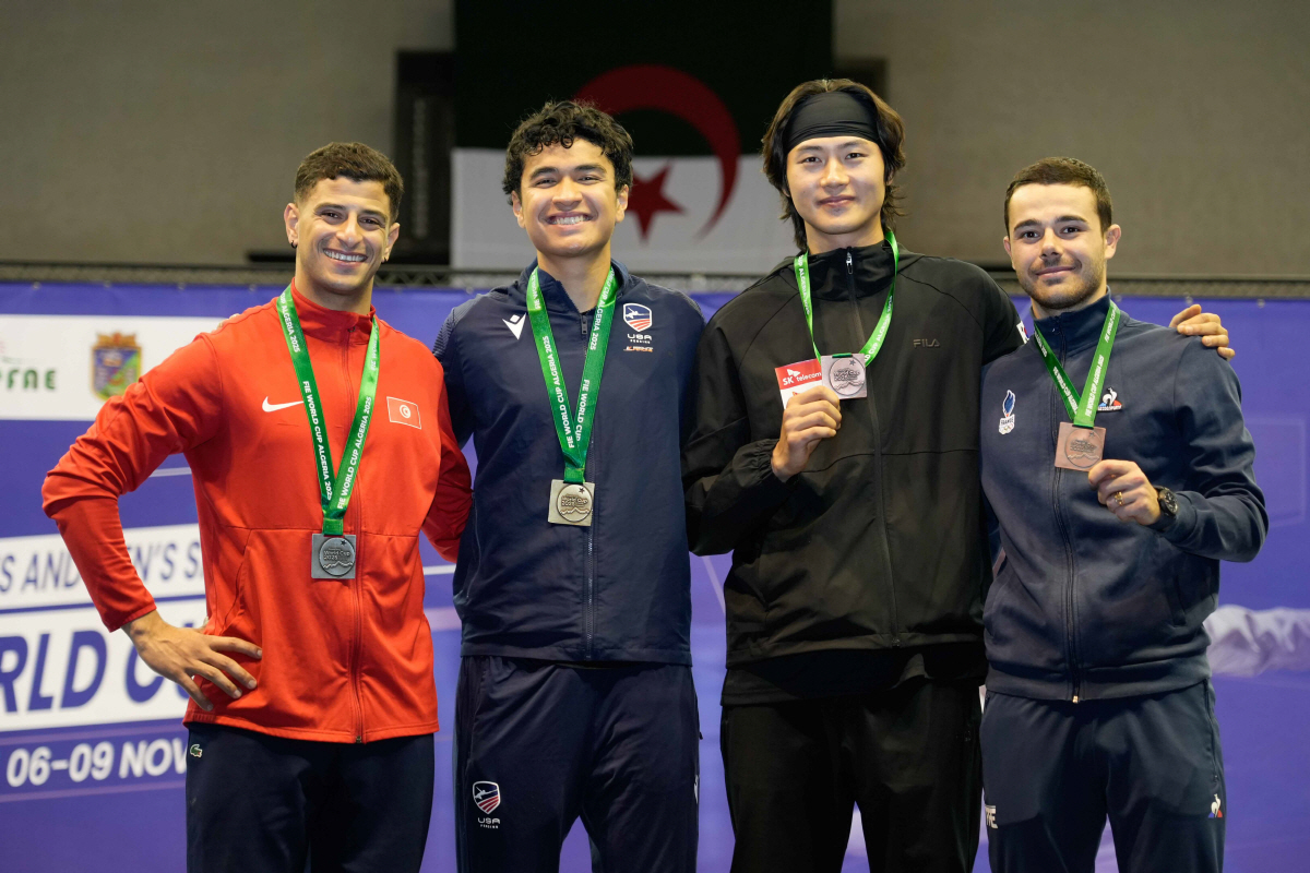 "아깝다!한끗차" '돌아온 사브르 황제'오상욱,알제리월드컵 銅! '대전 …