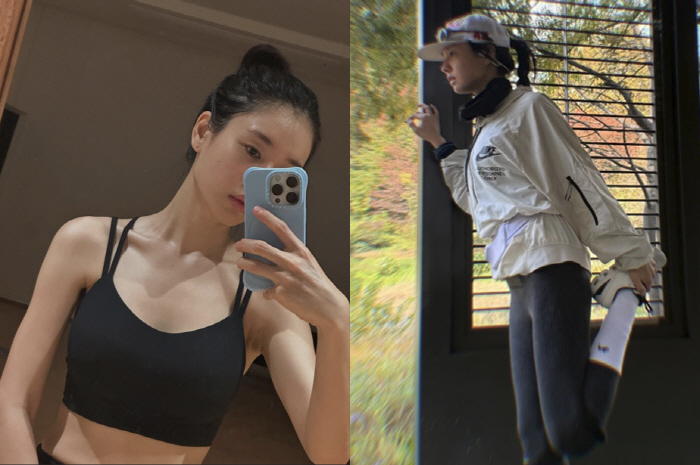 안은진, 작정했네...'뼈말라' 몸매 비결은 러닝 "첫 10km"