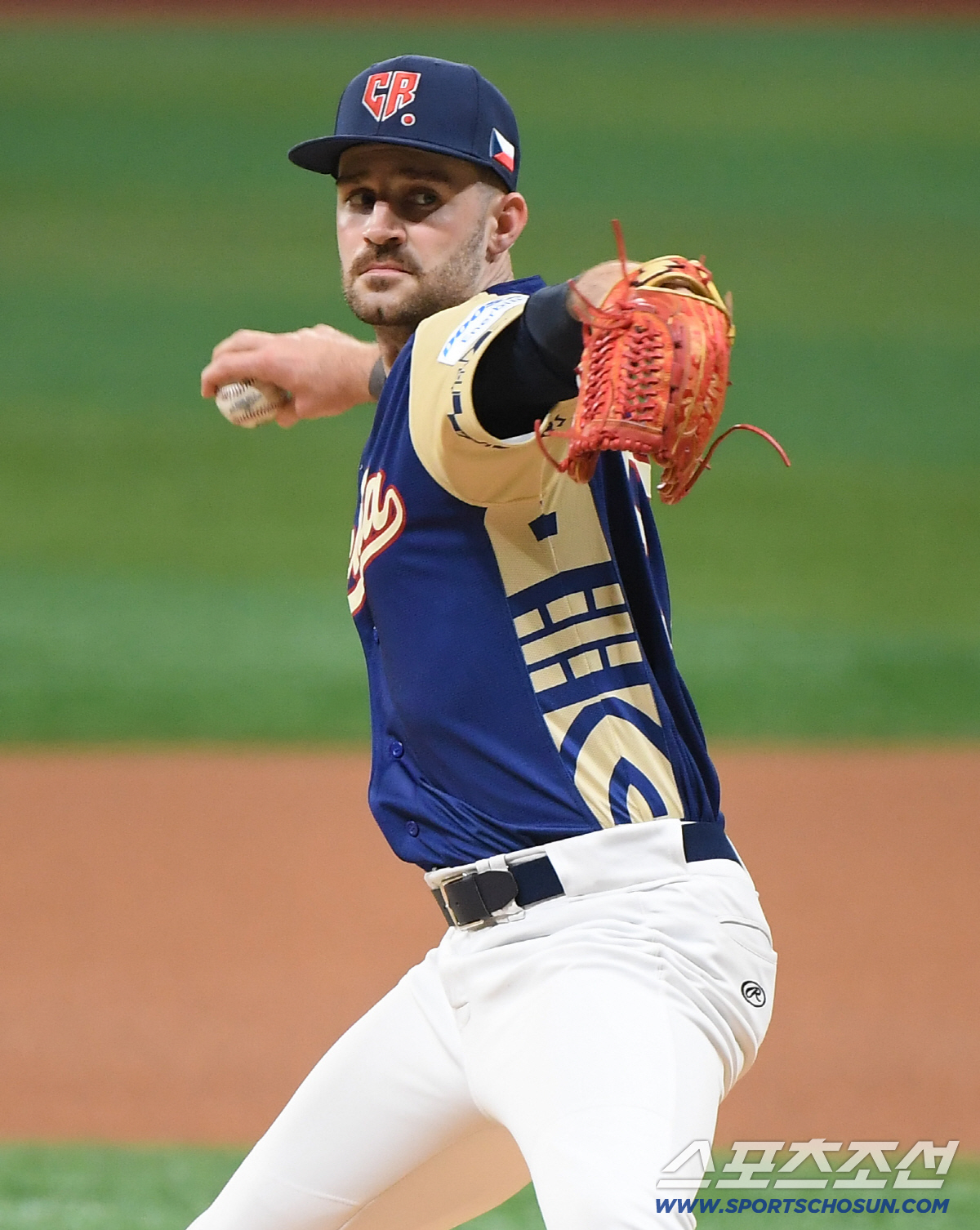 [포토] 체코 선발 투수로 등판한 온드라