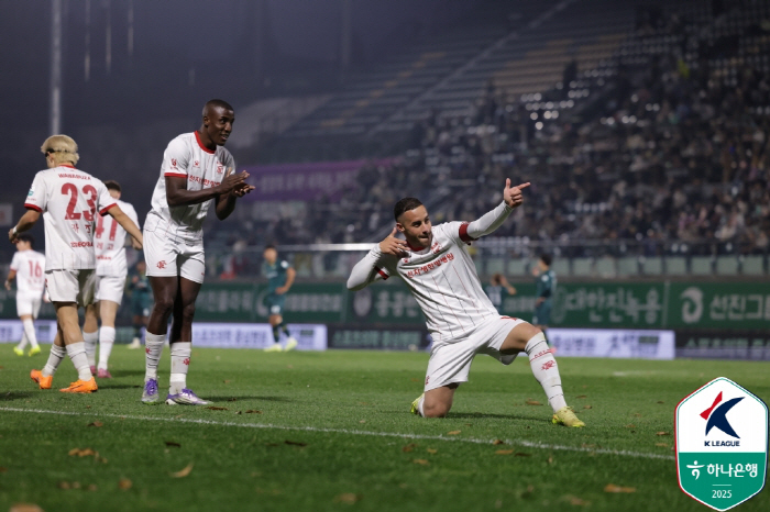 승격 도전! '바사니 결승골' 부천, 김포에 1-0 승 '3위+구단 최고…