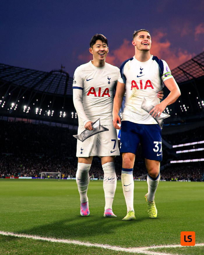 "쏘니가 저 칭찬했어요!" 미국에 있어도 '손흥민 존재감 미쳤다'…'토트넘 에이스' 환상 골 넣고, SON 메시지 자랑