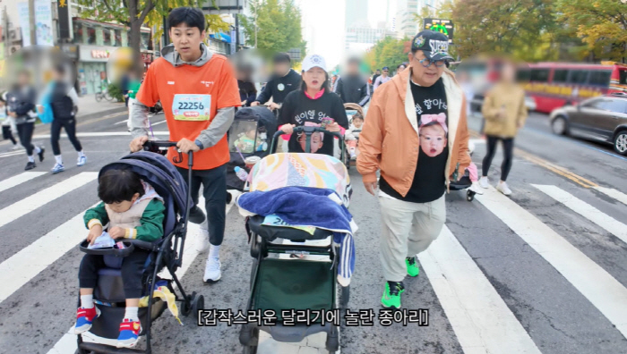 '73세' 이용식, 손녀 위해 종아리 고통에도 7km 완주..."1등은 …