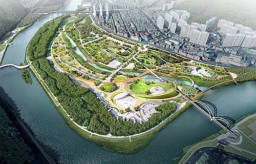 (대전=연합뉴스) 산림청은 '2028 울산국제정원박람회'가 지난달 29일 열린 기획재정부 국제행사심사위원회에서 국제행사 심사 대상 사업으로 선정됐다고 18일 밝혔다. 사진은 '2028 울산국제정원박람회' 조감도. 2024.3.18 [산림청 제공. 재판매 및 DB 금지] photo@yna.co.kr