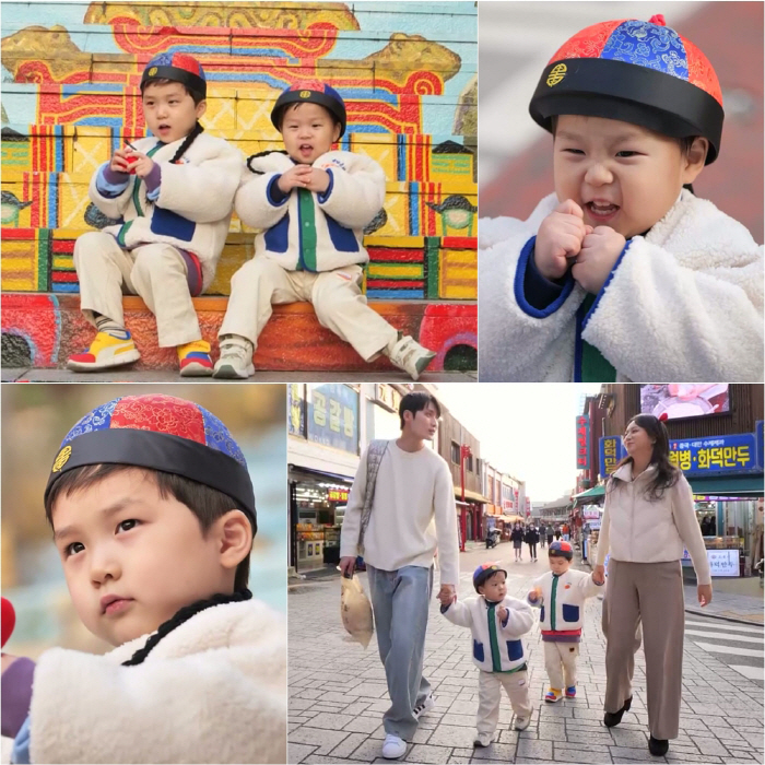 ‘슈돌’ 은우-정우, 청나라 모자 장착! 초깜찍 무림 고수 변신