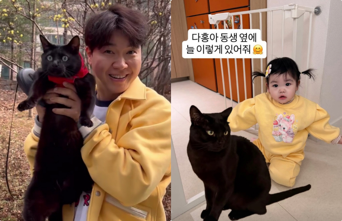 '가족 절연' 박수홍, 인생 바꿔준 1살 딸+반려묘 투샷에 뭉클 "늘 이…